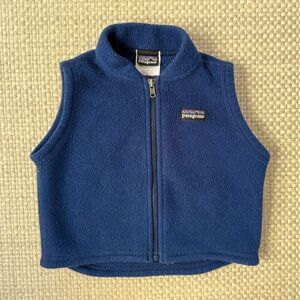Patagonia fleece vest, baby 6 months